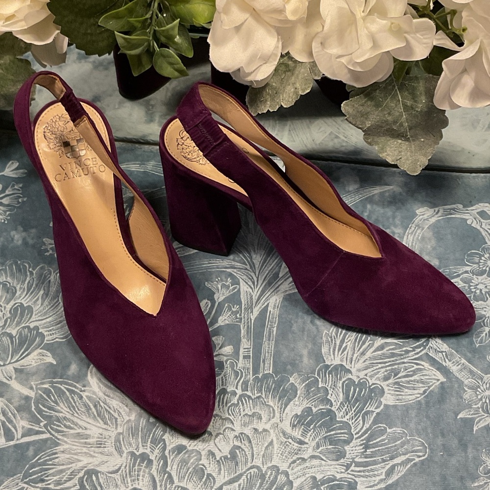Vince Camuto Purple Tashinta Heels